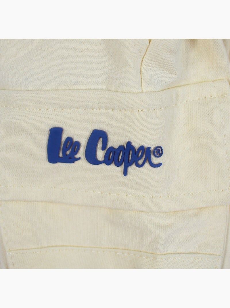 Lee Cooper - Bermuda enfant garçon avec poches Ecru - Kiabi