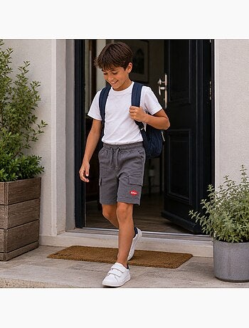 Lee Cooper - Bermuda enfant garçon avec poches