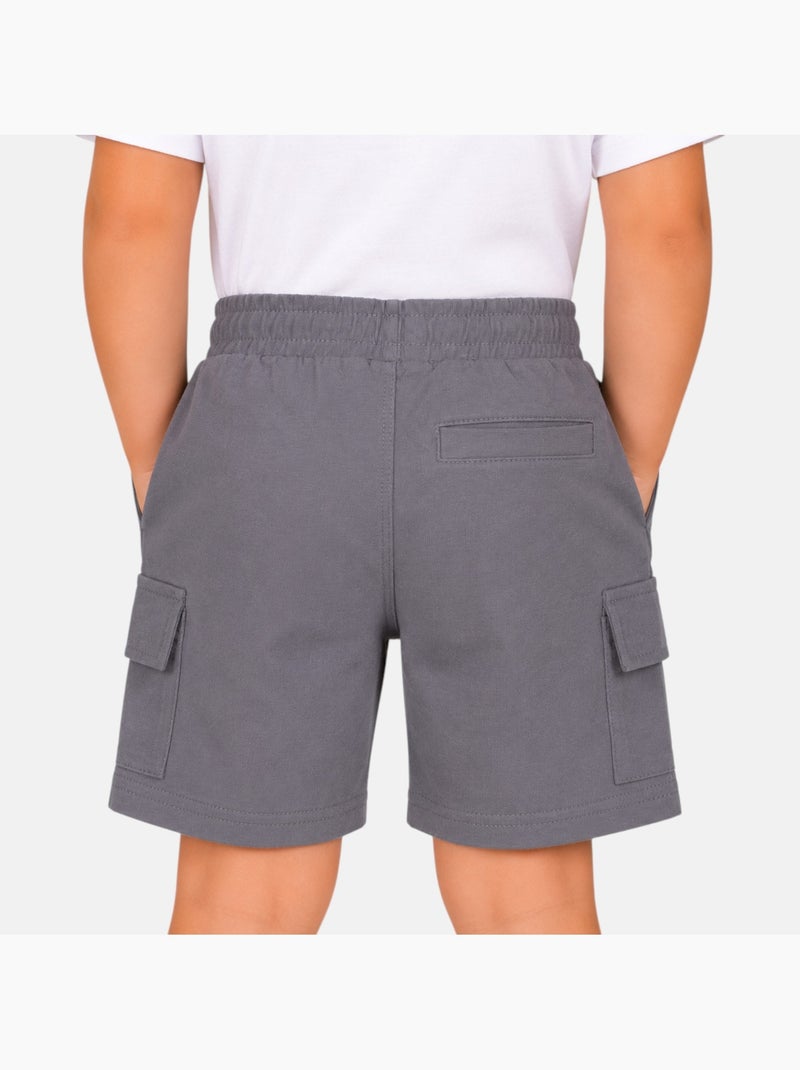 Lee Cooper - Bermuda enfant garçon avec poches Gris - Kiabi