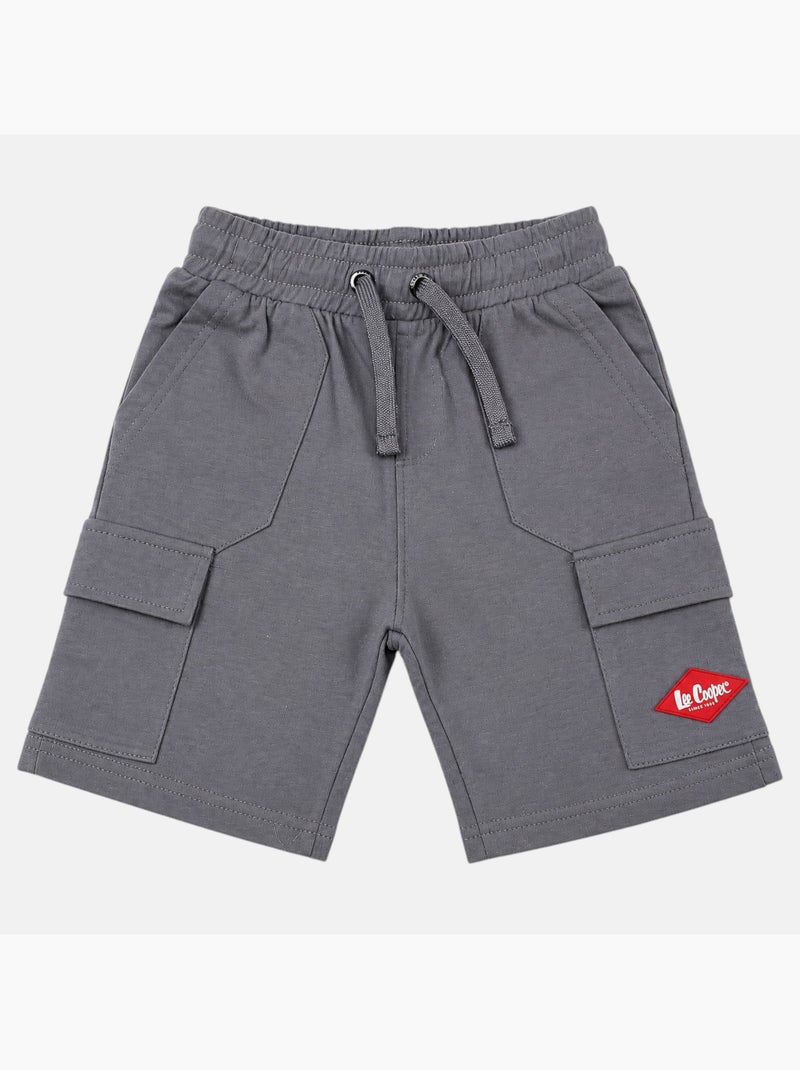 Lee Cooper - Bermuda enfant garçon avec poches Gris - Kiabi