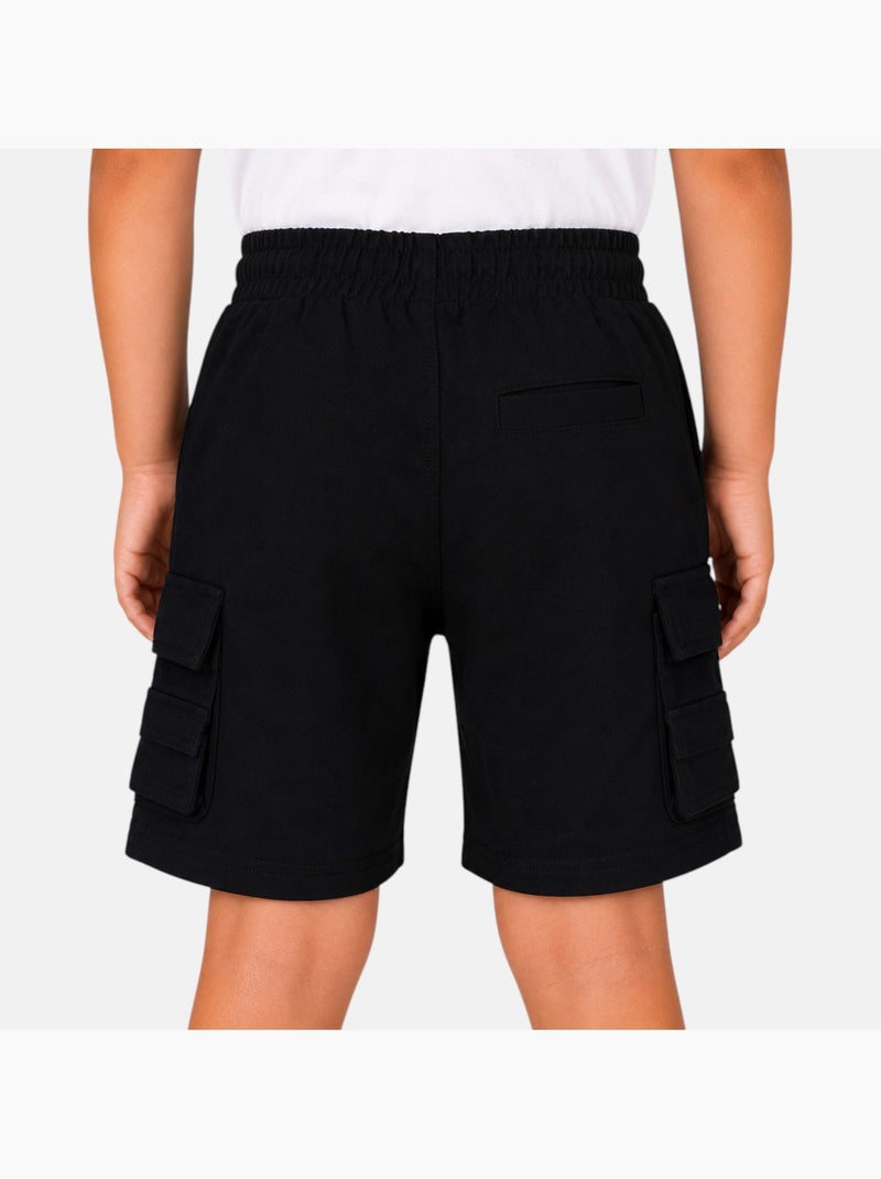 Lee Cooper - Bermuda enfant garçon avec poches Noir - Kiabi