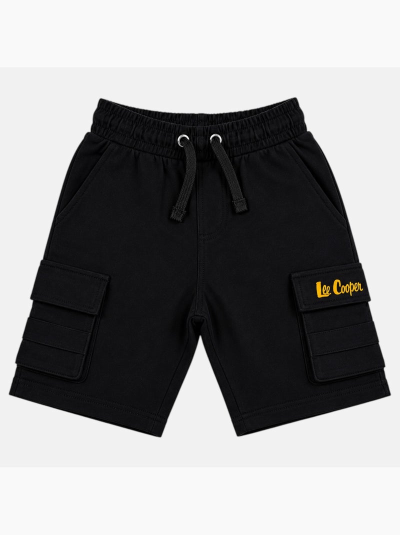 Lee Cooper - Bermuda enfant garçon avec poches Noir - Kiabi