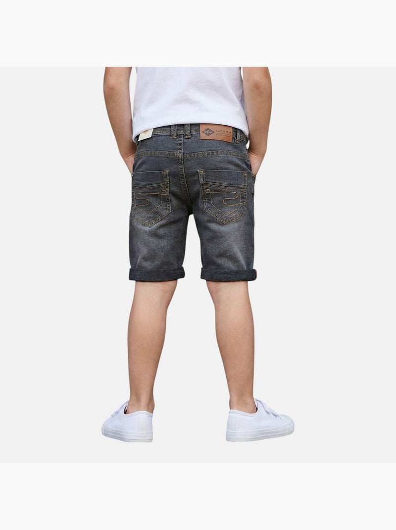 Lee Cooper - Bermuda garçon Gris - Kiabi