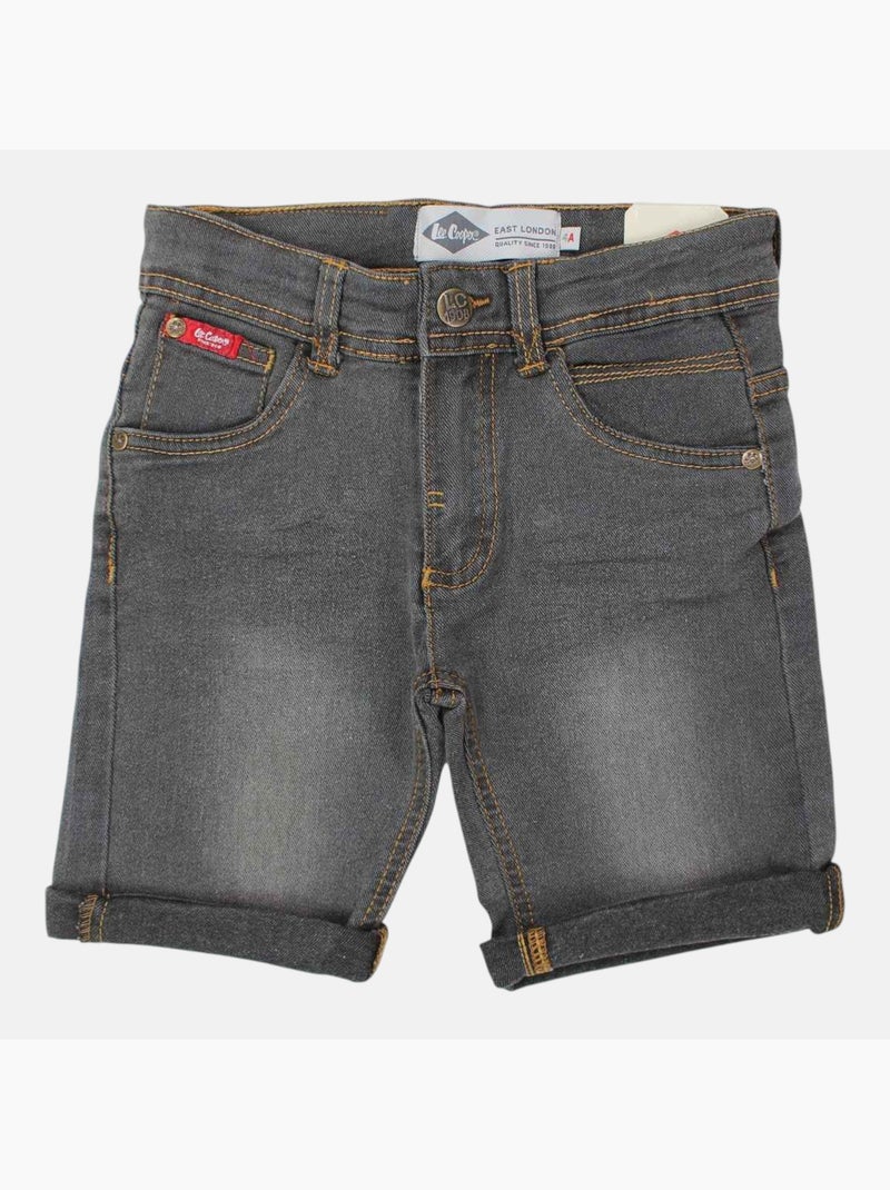 Lee Cooper - Bermuda garçon Gris - Kiabi