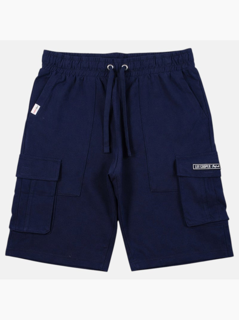 Lee Cooper - Bermuda homme avec poches latérales Bleu marine - Kiabi