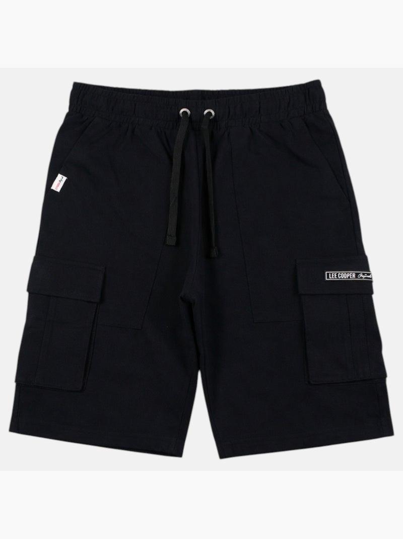 Lee Cooper - Bermuda homme avec poches latérales Noir - Kiabi