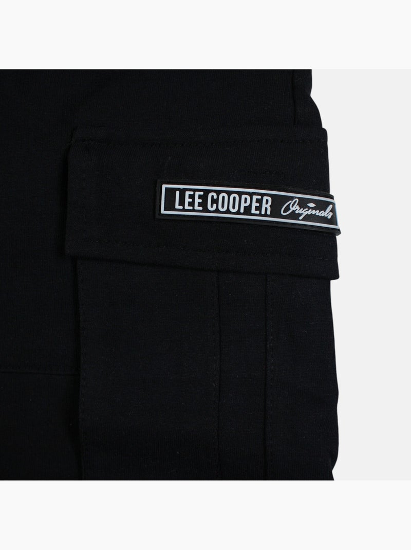 Lee Cooper - Bermuda homme avec poches latérales Noir - Kiabi