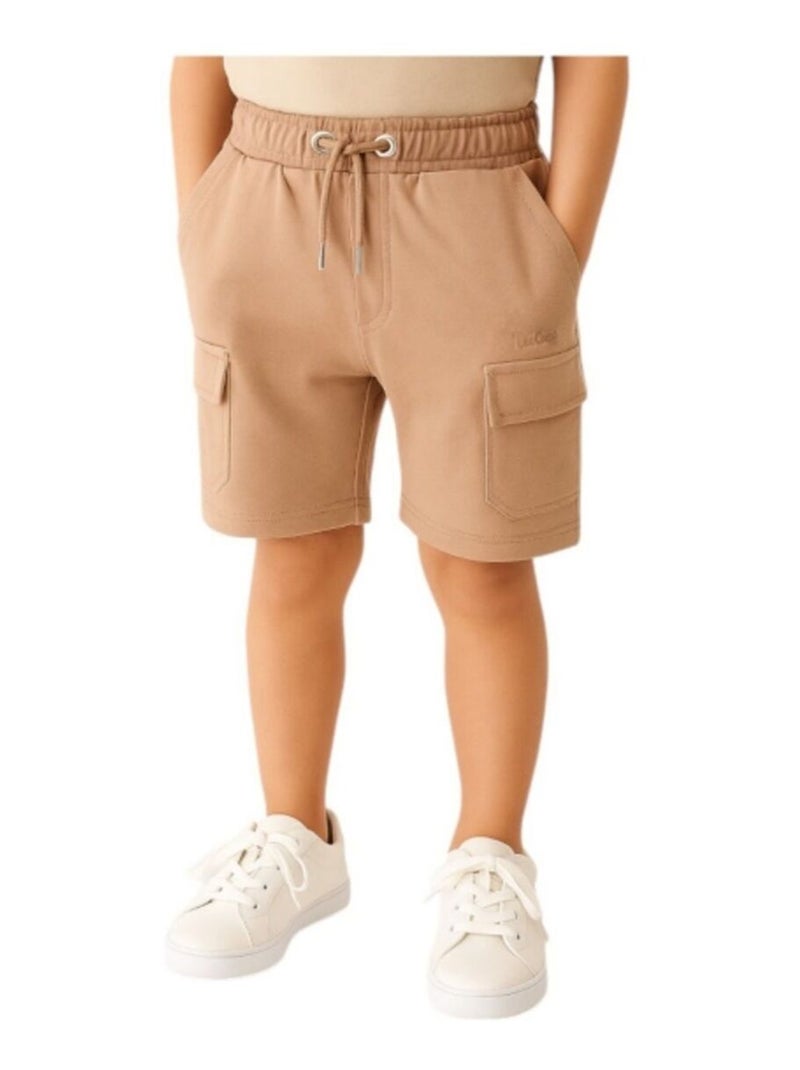 Lee Cooper - Bermuda imprimé Lee Cooper en coton Beige - Kiabi