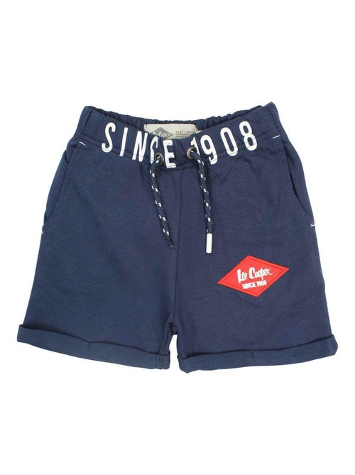 Lee Cooper - Bermuda imprimé logo en coton - Kiabi