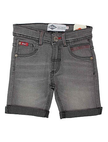 Lee Cooper - Bermuda imprimé logo en coton