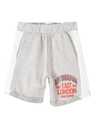 Lee Cooper - Bermuda imprimé logo en coton