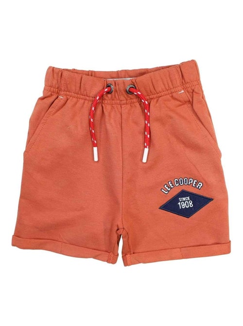 Lee Cooper - Bermuda imprimé logo en coton - Kiabi