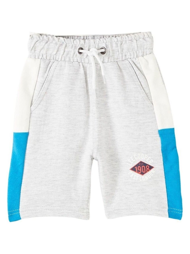 Lee Cooper - Bermuda imprimé logo Gris - Kiabi