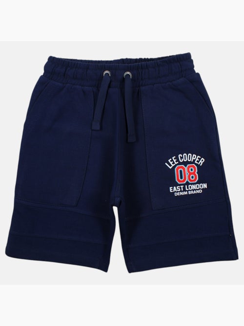 Lee cooper - bermuda molletonné à cordon et logo imprimé, coupe droite - Kiabi Lee cooper - bermuda molletonné à cordon et logo imprimé, coupe droite - Kiabi