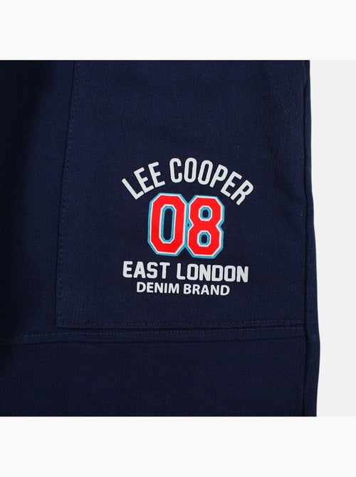 Lee cooper - bermuda molletonné à cordon et logo imprimé, coupe droite - Kiabi Lee cooper - bermuda molletonné à cordon et logo imprimé, coupe droite - Kiabi