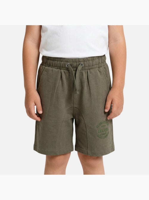 Lee cooper - bermuda molletonné à cordon et logo imprimé, coupe droite - Kiabi Lee cooper - bermuda molletonné à cordon et logo imprimé, coupe droite - Kiabi