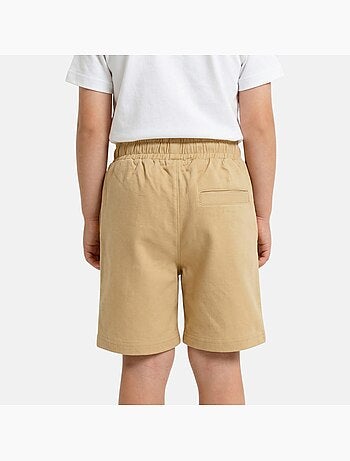 Lee cooper - bermuda molletonné taille à cordon, logo imprimé