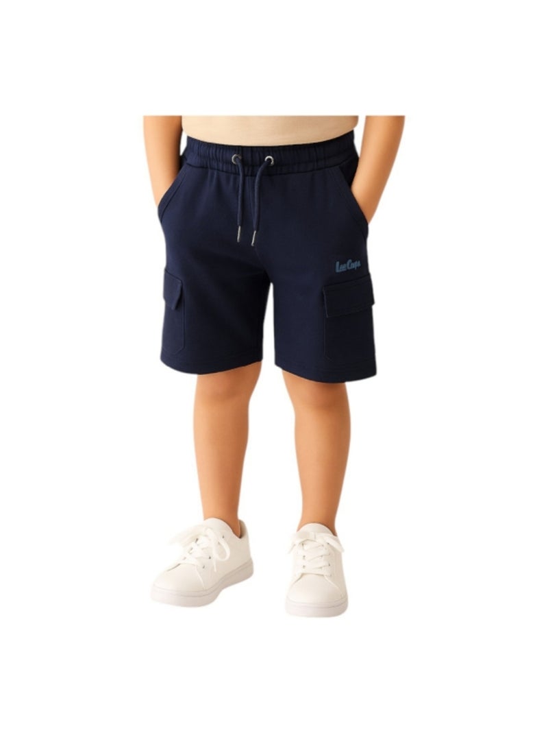 Lee Cooper Basket Garçon – Sneaker Bambino Con Lacci Elastici E Velcro – Suola Antiscivolo