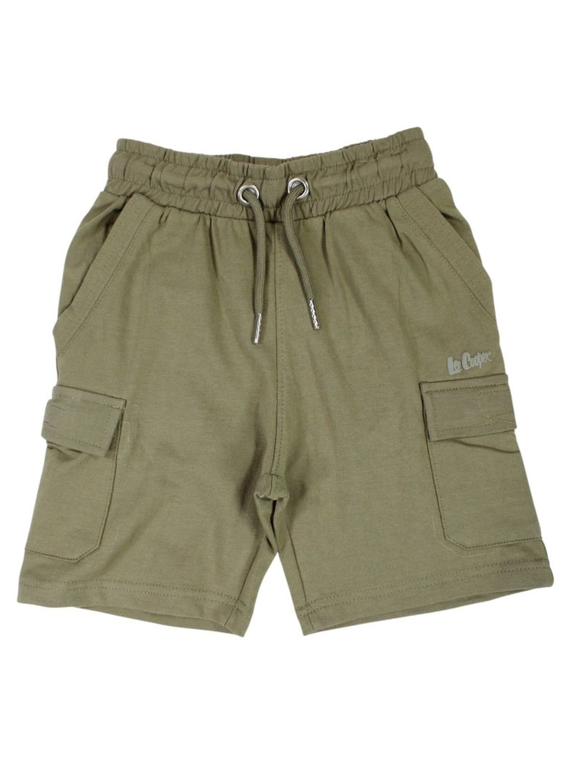 Lee Cooper - Bermuda terry cargo Garcon Lee Cooper Kaki - Kiabi