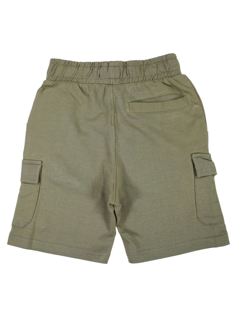 Lee Cooper - Bermuda terry cargo Garcon Lee Cooper Kaki - Kiabi