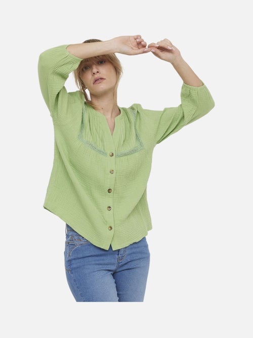 Lee Cooper - Blouse DIGNY Matcha - Kiabi