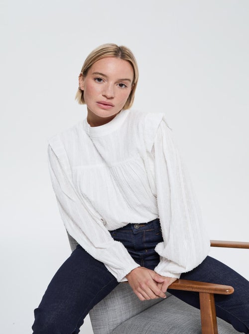 Lee Cooper - Blouse Melylo Ivory - Kiabi