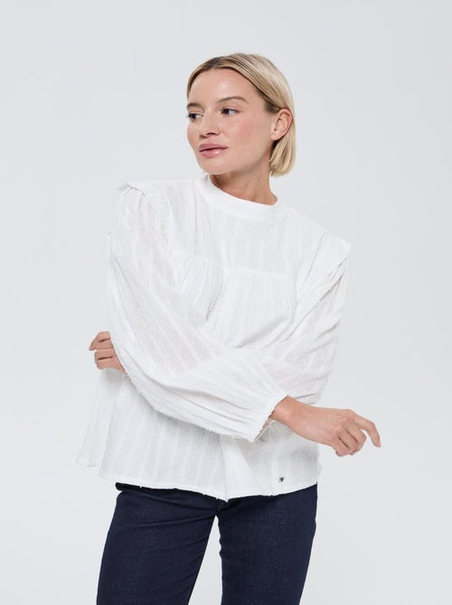 Lee Cooper - Blouse Melylo Ivory - Kiabi