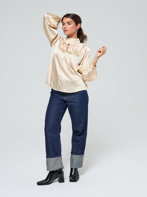Lee Cooper - Blouse Mocol Beige - Kiabi