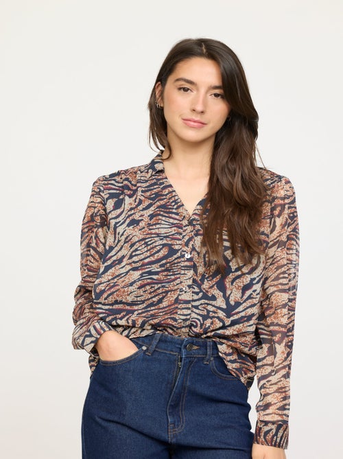 Lee Cooper - Blouse Moïse Navy - Kiabi