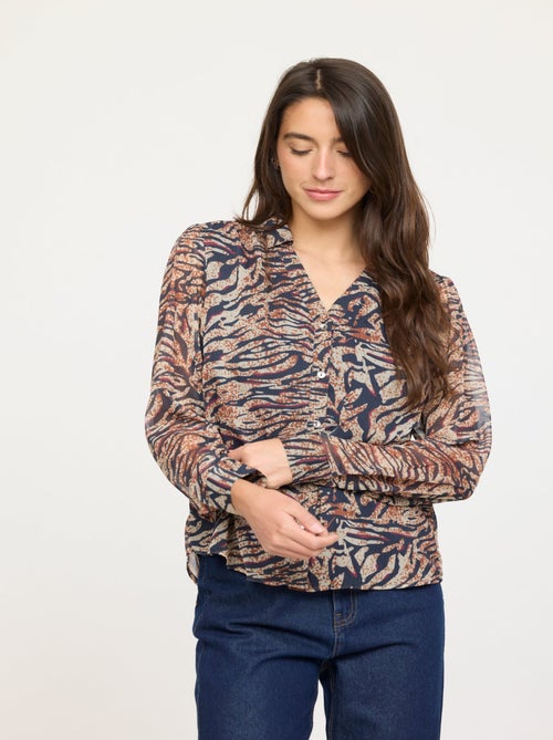 Lee Cooper - Blouse Moïse Navy - Kiabi