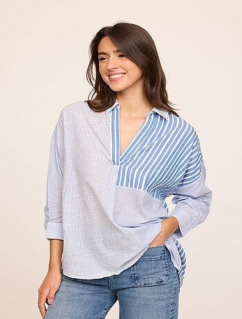 Lee Cooper - Blouse MYA Bleu roi