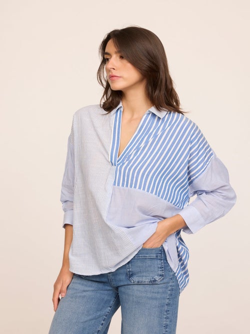 Lee Cooper - Blouse MYA Bleu roi - Kiabi