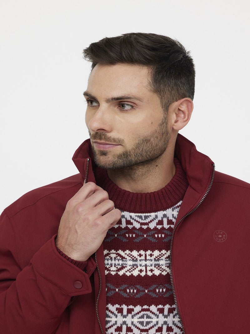 Lee Cooper - Blouson FOXE Sangria Rouge - Kiabi