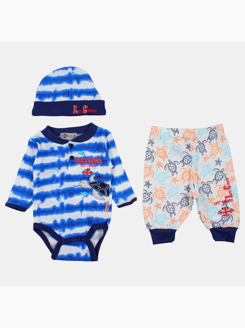 Lee Cooper - Body avec legging et bonnet assorti Bleu marine - Kiabi