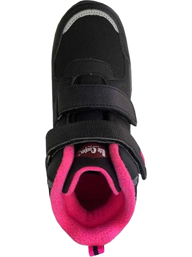Lee Cooper - Bottines de marche FUXIA Noir Rose - Kiabi