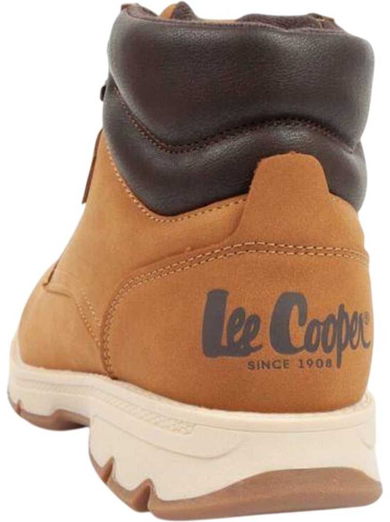 Lee Cooper - Bottines motif/style logo Marron - Kiabi