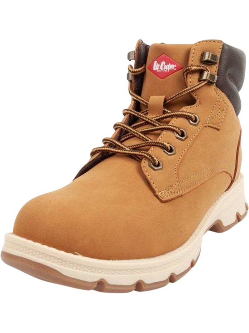 Lee Cooper - Bottines motif/style logo Marron - Kiabi