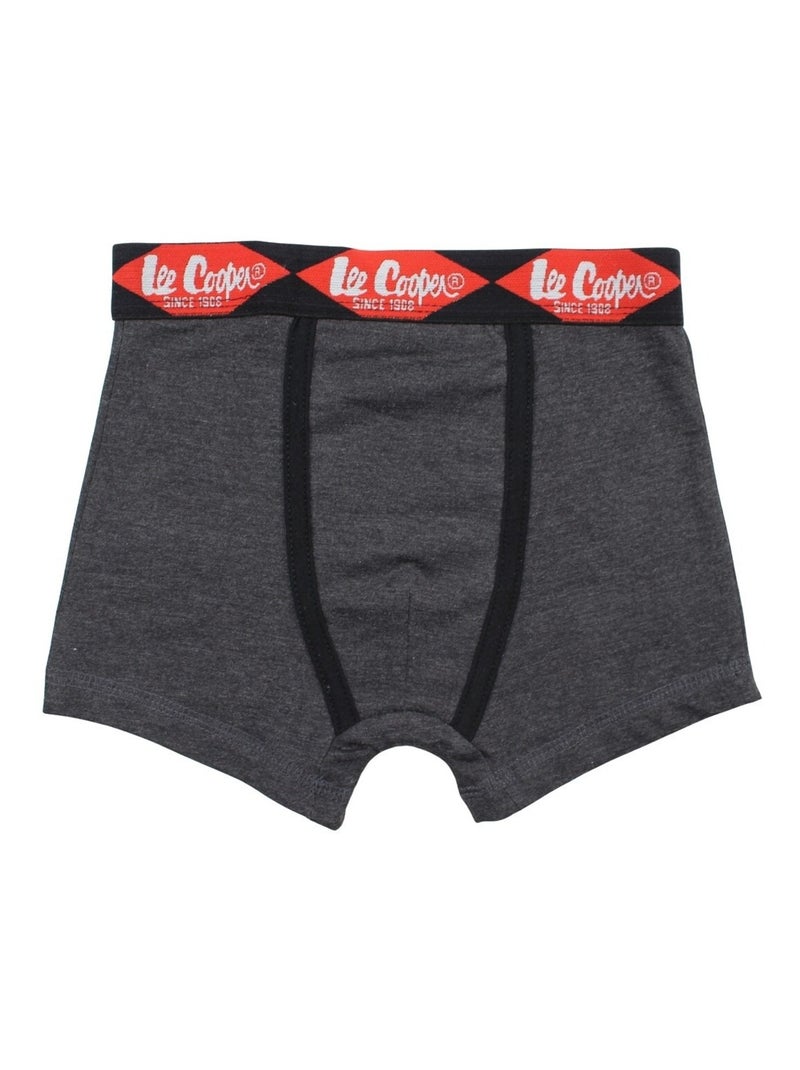 Lee Cooper - Boxer imprimé Lee Cooper en coton Noir - Kiabi