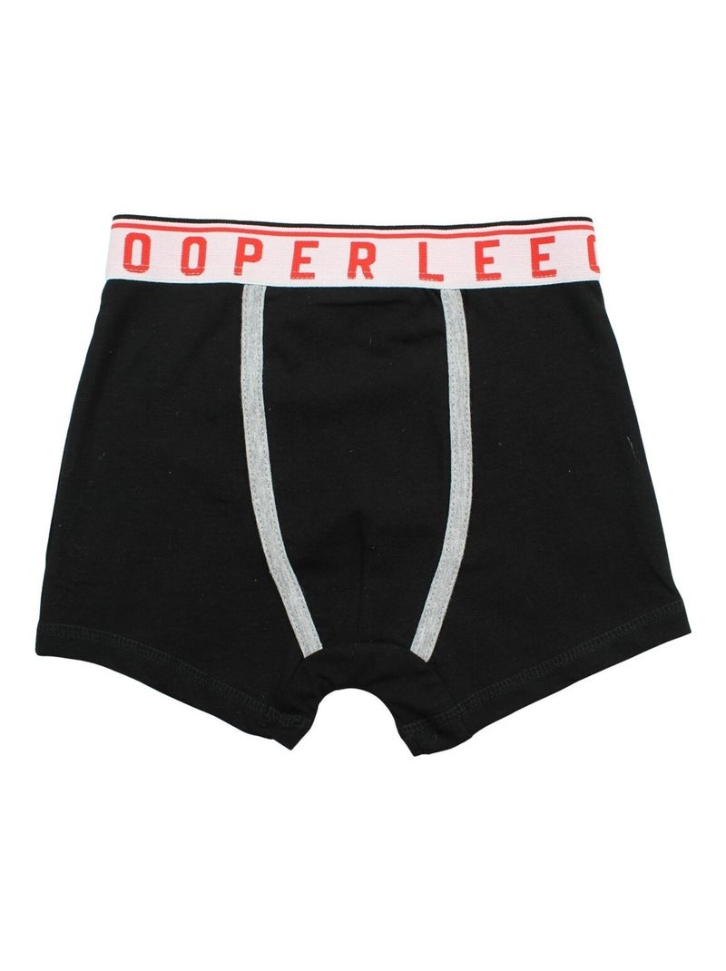 Lee Cooper - Boxer imprimé Lee Cooper en coton Noir - Kiabi