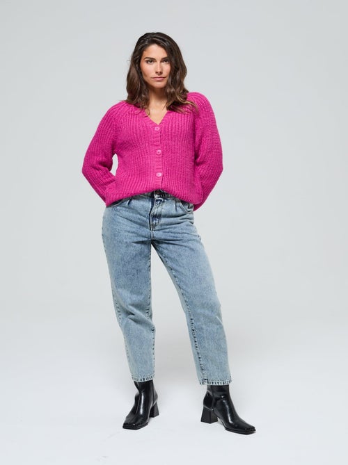 Lee Cooper - Cardigan Cadola Fushia - Kiabi