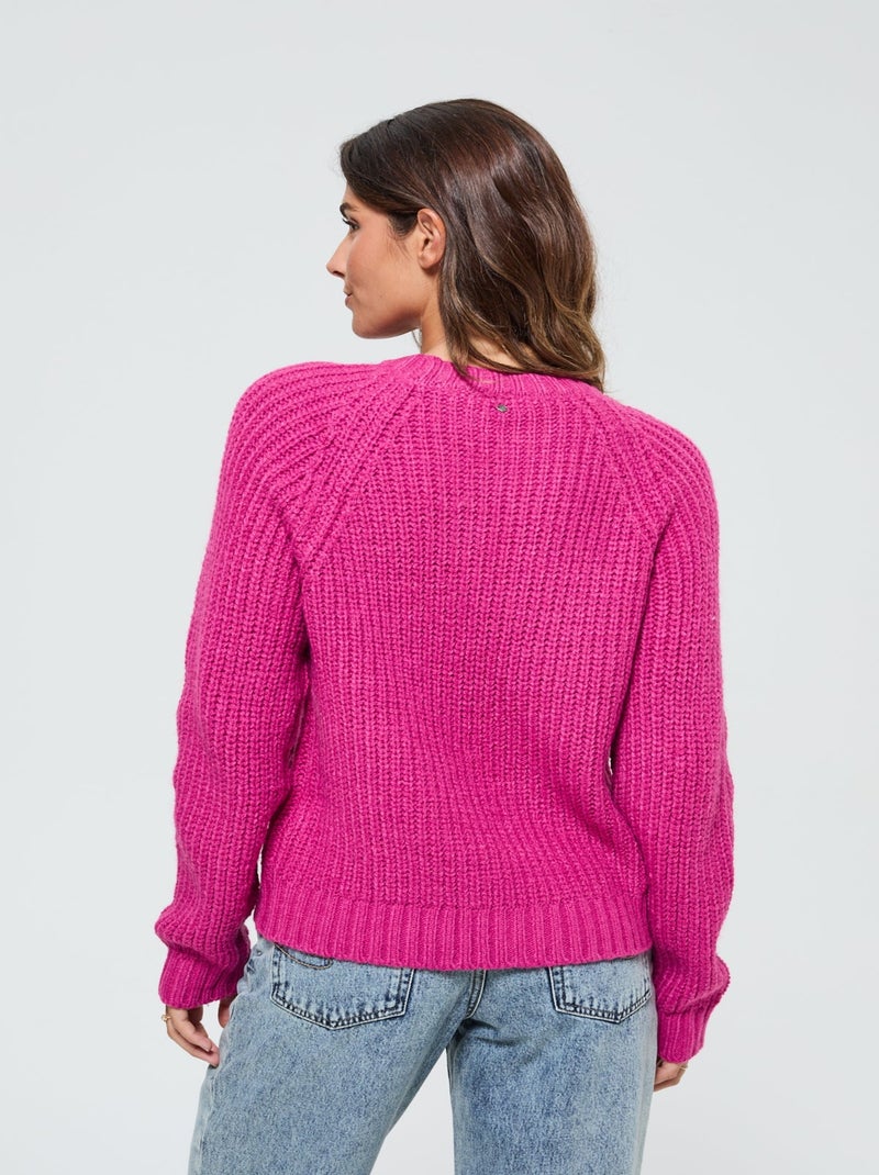 Lee Cooper - Cardigan Cadola Fushia Violet - Kiabi