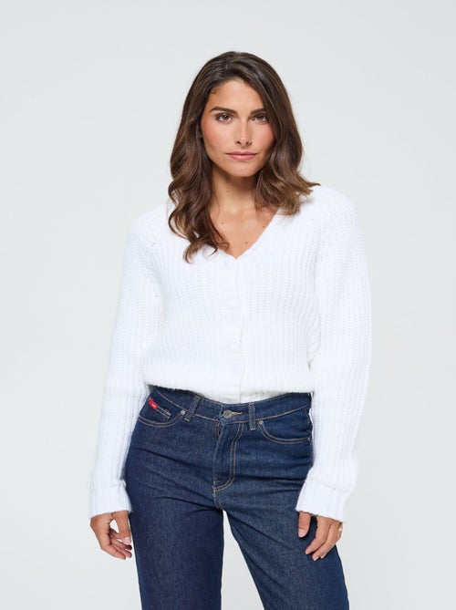 Lee Cooper - Cardigan Cadola Ivory - Kiabi