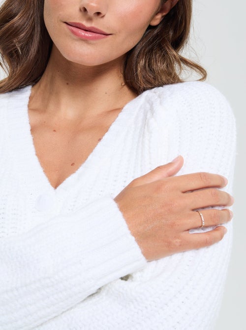 Lee Cooper - Cardigan Cadola Ivory - Kiabi