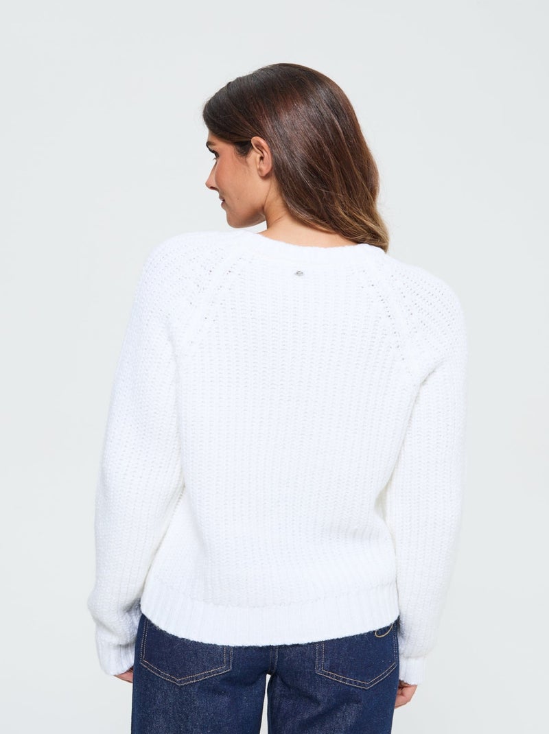 Lee Cooper - Cardigan Cadola Ivory Ivoire - Kiabi