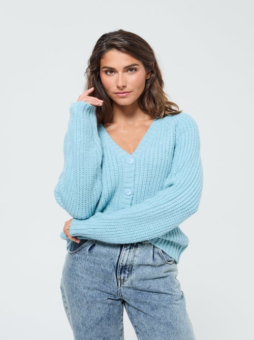 Lee Cooper - Cardigan Cadola Sky Blue - Kiabi