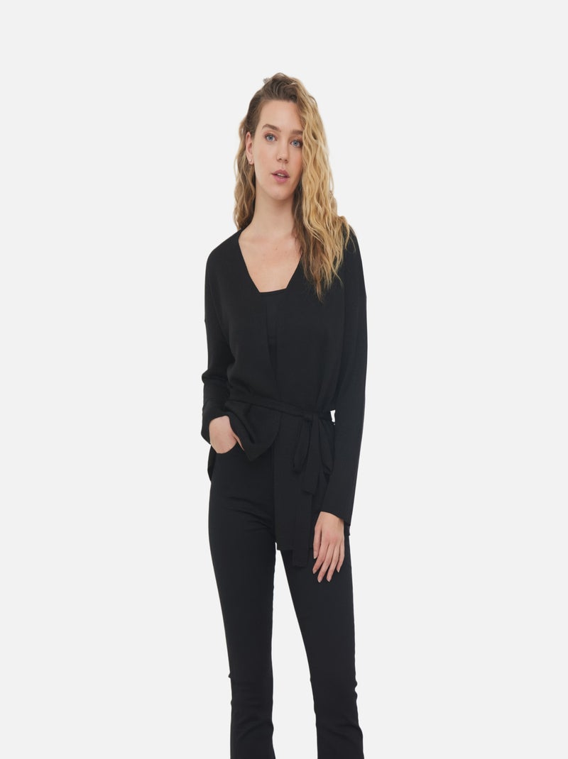 Lee Cooper - Cardigan CAZOU Noir Noir - Kiabi