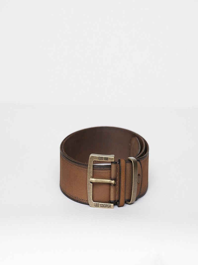 Lee Cooper - Ceinture SAMOUSSE Camel Beige - Kiabi