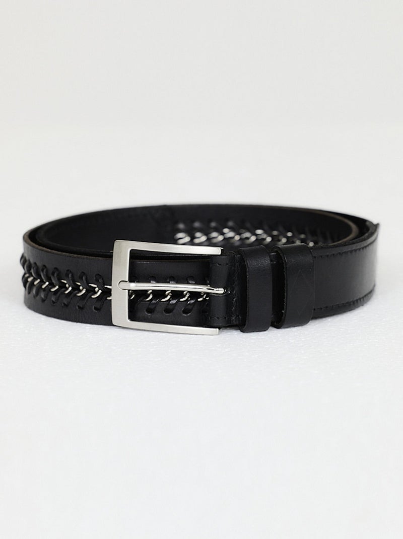 Lee Cooper - Ceinture SATIA Noire Noir - Kiabi