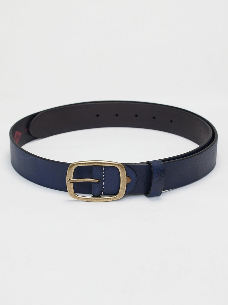 Lee Cooper - Ceinture SERGIO Navy Bleu - Kiabi