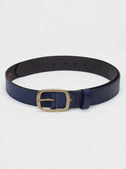 Lee Cooper - Ceinture SERGIO Navy - Kiabi